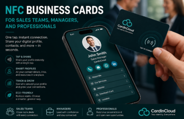 NFC Business Cards for Sales Teams, Managers, and Professionals